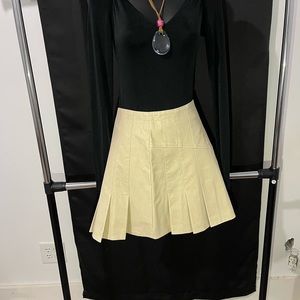 Free People Tan Mini Skirt